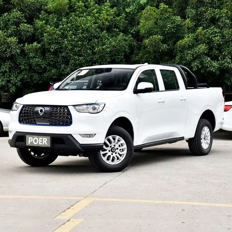 2021 Great Wall Poer EV Midsize Pickup Truck Pure Electric 204 HP China Manufacturer Sports Car Off Road Adults vehicles
